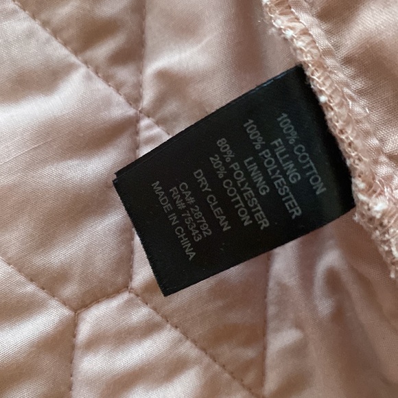 Joie {Anthro} NWT quilted snap closure collared jacket in dusty rose/tan XS - Picture 12 of 16